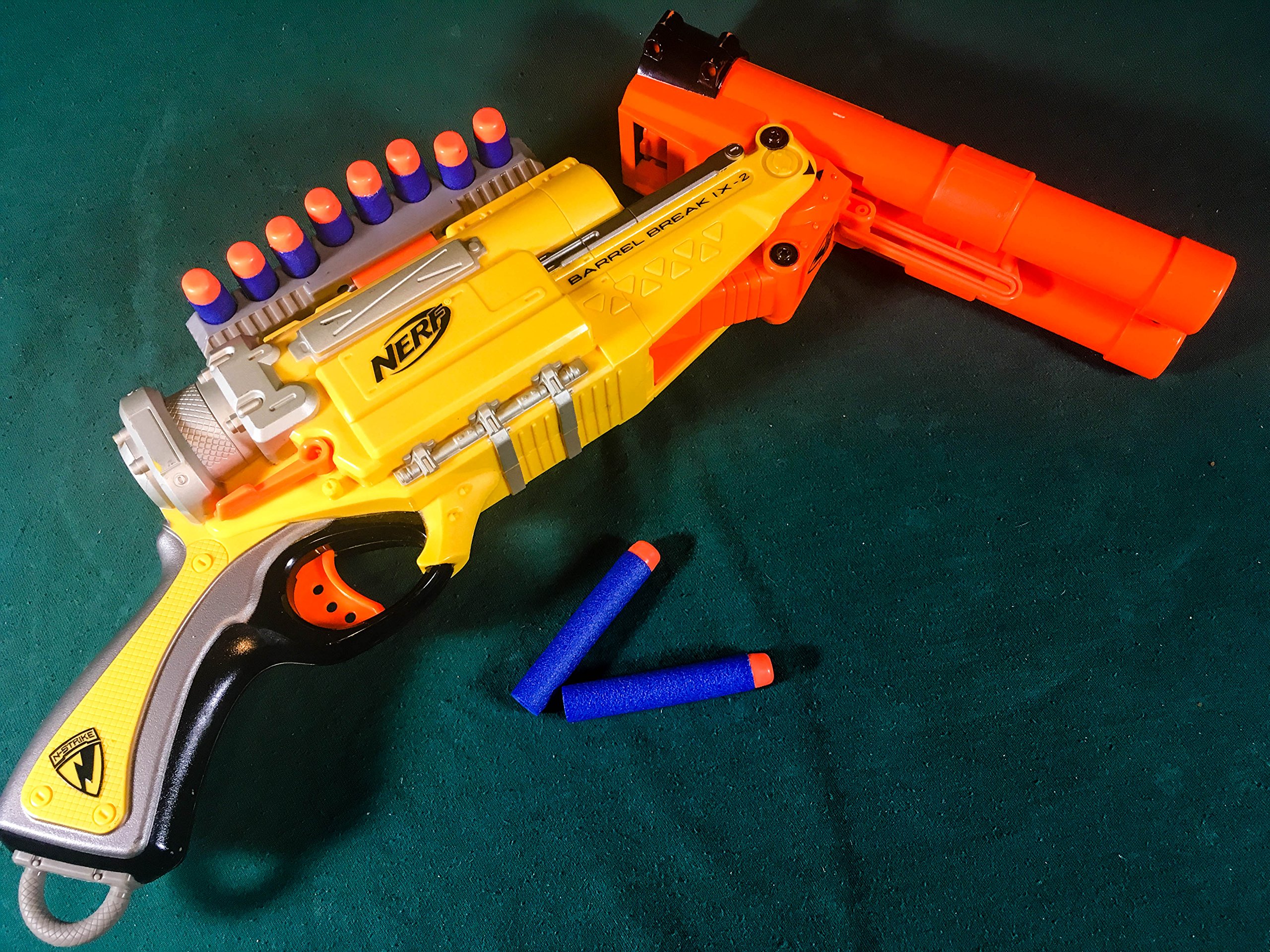 Amazon.com: Nerf Barrell Break IX-2 ~ Exclusivo : Juguetes y Juegos